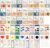BESARME 57 Pcs Boho Alphabet for Classroom Wall Bulletin Board | ABC Alphabet Poster, Number 0-10 Shape Color Poster, School Classroom Decor Home Supplies