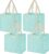 VENO 4 Pack Large Grocery Bag Reusable Shopping Bags with Hard Bottom | Utility Tote with Reinforced Handles, Heavy Duty, Foldable, Stand Upright, for Groceries Shopping Cart(Evergreen,4 Pack)