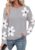 BREATHSUNNY Womens Fall Flower Sweaters