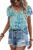 ANGASHION Women’s Floral Blouse
