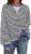 ANRABESS Striped Oversized Sweatshirts