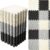 Nuanchu 60 PCS Kids Foam Puzzle Mat,Black, White, Gray