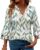 IEEILULU 3/4 Length Sleeve Womens Tops