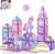 GobiDex Magnetic Building Blocks Unicorn Toys for Girls, Princess Magnetic Tiles Building Toys for Kids Ages 3-5 4-8, STEM Sensory Toddler Game Birthday Gift for Girls Boys Ages 3+