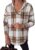 ANRABESS Knit Long Sleeve V Neck Hoodie
