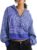 FISOEW Womens Striped Cropped Hoodies