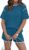 EKOUAER Womens Knit 2 Piece Short Sets