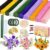 800 PCS Pipe Cleaner Craft kit, Pipe Cleaner Flower Kit with Instruction,10 Color Chenille Stems, DIY Art Craft Supplies,Handmade Gifts, with Pearl, Flower stem,Tape, Stamen