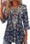 Zeagoo 3/4 Length Sleeve Womens Tops