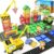 Soyee Magnetic Tiles Magnetic Construction Toys with 2 Cranes Boys Toys for Ages 3-5 5-7 Magnet Building Blocks Chritmas Gifts Boys Sensory Autism Montessori Toys Gift for 3+ Year Old