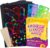 FUNNYB&G Rainbow Scratch Paper Art for Kids – 60 Pcs Big Rainbow Scratch Paper Off Set Scratch Easter Crafts Arts Supplies Kits Pads Sheets for Party Games Halloween Christmas Birthday Gifts