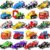 20 Pack Pull Back Cars, Construction Trucks and Race Cars Set for Kids | Construction Trucks and Race Cars Fit Birthday Games, Pinatas, Easter Eggs and Rewards, for Boys and Kids