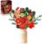 Christmas Flowers Bouquet Building Set, Xmas Botanical Collection Compatible with Lego Flowers for Home Living Room Christmas Decor, Xmas Gift for Grandkids & Teens, 865 PCS | Compatible with Lego flowers, home and living room decoration, Christmas gift