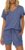 Ekouaer Pajamas Set Women Casual Ruffle Sleeves Soft Comfy Loungewear Set with Pockets