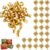 GENERIC 30 Count Gold Bows for Gift Wrapping
