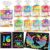 FEREDO KIDS 16 Pack Rainbow Scratch Notebook Art Party Favors for Kids