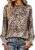 FUNLINGO Womens Silk Satin Long Sleeve Tops