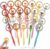BESARME Fidget Pen Fun Pens, 24 Pcs Cartoon Rotating Top Pen – Cute Writing Tool for School, Homework, Note-Taking, Office Desk Use, Gifts, Class Rewards