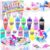 Louseadon Magic Water Elf Toy Kit for Kids, 13 Colors Magic Gel & 8 Molds, Make Your Own Water Pets, DIY Squishy Maker Set, Sensory Craft Toy, Party Favors & Gifts for Boys & Girls, Ages 3+