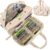 QYQMEYQ Large Pencil Case Pouch, Extra Big Pencil Bags with Zipper, Cute Corduroy Pencil Pouch with 5 Compartments, Pen Bag Wide Opening, Pencil Pouch Organizer, Pencil Box for Teen Girls Adults