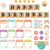Decorably 81 Pcs Cutouts Groovy Birthday Board Classroom Set with Accompanying Borders – Gloss-Laminated Cardstock, Easy-to-Write-on & Erase, for School Hallways, Study Room
