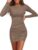 ANRABESS Long Sleeve Mini Dresses