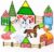 Oriate Farm Animals Magnetic Tiles, Movable Joint Farming Animals Magnetic Building Blocks Magnet Tiles Set, Educational Construction Travel Toy