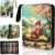 TanoShiimii Trading Card Binder, 400 Pocket Card Album, 3-Ring Refillable Binder with Zipper, Water-Resistant PU Leather for TCG Collectors, Kids and Friends Twilight Trainer