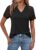 ANRABESS Short Sleeve V Neck Shirts