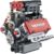 HXBIU Mini V8 Engine Model Kit that Works – 478-Piece Mini Combustion Engine Building Set, Realistic Turbo Simulation, Pre-Sorted Parts, STEM Hobby Model for Adults & Kids Ages 14+
