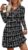 OFEEFAN V Neck Long Sleeve Dress