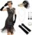 FASHINEX Roaring 20s Great Gatsby Flapper Dresses