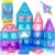 Soyee Mini Magnetic Tiles Kids Toys Travel Essential Games Magnet Building Blocks STEM Sensory Educational Toys for 3 4 5 6 7 8+ Year Old Boys Girls Christmas Birthday Gifts