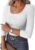GKBK Womens 3/4 Sleeve Scoop Neck Top