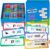 Alened Phonics Flash Cards, Learn to Read with 30 Read & Rhyme Flip Books & Build Word Family Book, Complete Sentences CVC Sight Words Games for K-1st Grade, Homeschool Classroom Must Haves (Ages3-8)