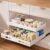 NACIAL 2 Tier Pull Out Cabinet Organizer