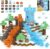Magnetic Blocks – Build Mine Magnet World Ice Lava Set, Vibrant Colorful Building Blocks with Ultra Magnet Strength for Kids Ages 3-8, STEM Toys Creative Gifts for 3+ Year Old Boys Girls (100PCS/0.8″)