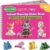 Dino Fun Animal Dress-Up Sticker Book for Kids – Reusable Sticker Pad for Toddlers 2-4 Years, Includes 12 Animals & 200+ Outfits, Travel Activity Toys and Quiet Book Gifts for Girls
