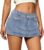 GENHOO Denim Mini Skirt