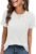 ANRABESS Summer Waffle Knit Tops