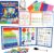 Magnetic Fraction Educational Puzzle, Magnetic Fraction Demonstration Book with Fraction Tiles & Circles, Math Manipulatives for Elementary School, Math Learning Skills for Kids