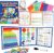 Magnetic Fraction Educational Puzzle, Magnetic Fraction Demonstration Book with Fraction Tiles & Circles, Math Manipulatives for Elementary School, Math Learning Skills for Kids