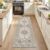Yamaziot 2×6 Boho Washable Kitchen Runner Rug with Non Slip Rubber Backing