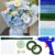 Beginner DIY Pipe Cleaner Craft Starter Kit with Step-by-Step Tutorial Video, 500 Pcs Thick 12in x 8mm Chenille Stems in 5 Colors, Holiday & Room Decor, Family Handmade Projects (Blue)