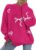 PRETTYGARDEN Women Cute Bow Oversized Sweater