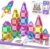 Magnetic Tiles Mini Travel Toys Set for Kids, Magnetic Blocks Building Toy Preschool Classroom Must Haves, Montessori Sensory Outdoor Kids Toys for Toddlers 3+ Year Old Girls Boys Travel Essential