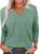 XIEERDUO V Neck Long Sleeve Shirts
