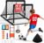 Kids Soccer Goals for Backyard Beach Set of 2,Portable Pop Up Soccer Nets
