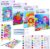 JUNQIU 4Pack Paint with Water Books for Kids, Watercolor Painting Coloring Books for Toddlers, Magic Paint Set for Kids, Art Craft Kits Easter Basket Stuffers For Girls Boys