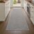 RESARE Kitchen Rugs, Non Slip Kitchen Mats for Floor, Absorbent Quick Dry Washable Kitchen Mats in Front of Sink, Hallway, Laundry, Kitchen Runner Rug(Grey, 17″x 59″)